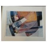 Karen Scharer Signed and Numbered Abstract Print 