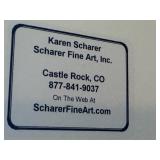 Karen Scharer Signed and Numbered Abstract Print 