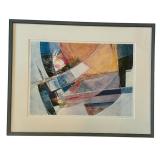 Karen Scharer Signed and Numbered Abstract Print 