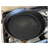 Legend Cast Iron Skillet 12 Inch with Red Silicone Handle and Care Booklet