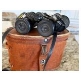 Tasco 7X-15X35 Zoom Binoculars with Vintage Leather Case