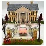 Department 56 Elvis Presley's Graceland Lighted Christmas Village Set
