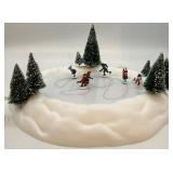 Department 56 Village Animated Skating Pond Holiday Display