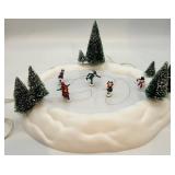 Department 56 Village Animated Skating Pond Holiday Display