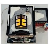 Department 56 Harley-Davidson Ceramic Lighted Dealership Village Set with Motorcycles