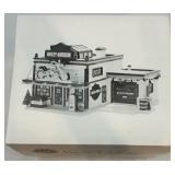 Department 56 Harley-Davidson Ceramic Lighted Dealership Village Set with Motorcycles
