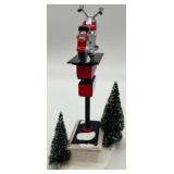 Department 56 Set of 4 Harley-Davidson Motorcycle Holiday Ceramic Figurines