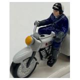 Department 56 Set of 4 Harley-Davidson Motorcycle Holiday Ceramic Figurines