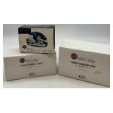 Department 56 Set of 4 Harley-Davidson Motorcycle Holiday Ceramic Figurines