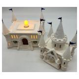 Department 56 Snow Village Snow Carnival Ice Palace Lighted Castle with Box