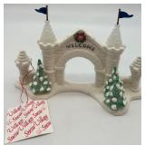 Department 56 Snow Village Snow Carnival Ice Palace Lighted Castle with Box