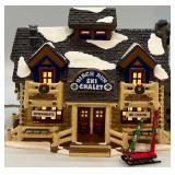 Department 56 Snow Village Birch Run Ski Chalet Lighted House