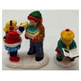 Department 56 Village Public Library Ceramic Lighted Building with Bookmobile and Figures