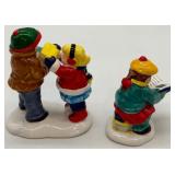 Department 56 Village Public Library Ceramic Lighted Building with Bookmobile and Figures