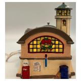 Department 56 Snow Village Airport Ceramic Lighted Building with Box