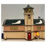 Department 56 Snow Village Airport Ceramic Lighted Building with Box