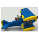 Department 56 Snow Village Airplane Figurines Set Spirit Yellow Blue Planes