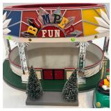 Department 56 Bumper Fun Amusement Park Carnival Ride with 3 Cars