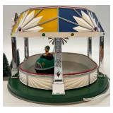 Department 56 Bumper Fun Amusement Park Carnival Ride with 3 Cars