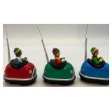 Department 56 Bumper Fun Amusement Park Carnival Ride with 3 Cars