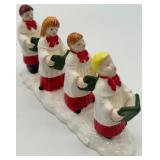 Department 56 Snow Village Ceramic Nativity Scene and Choir Kids Figurines