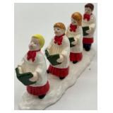 Department 56 Snow Village Ceramic Nativity Scene and Choir Kids Figurines