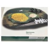 Department 56 Snow Village First Round of the Year Golf Ceramic Accessories Set