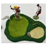 Department 56 Snow Village First Round of the Year Golf Ceramic Accessories Set