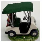 Department 56 Snow Village First Round of the Year Golf Ceramic Accessories Set