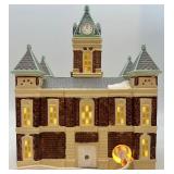 Department 56 Snow Village County Courthouse Lighted Building with Accessories