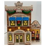 Department 56 Snow Village Handpainted Ceramic Village Police Station
