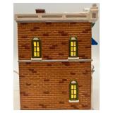 Department 56 Snow Village Handpainted Ceramic Village Police Station