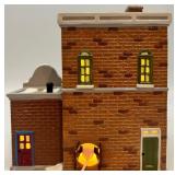 Department 56 Snow Village Handpainted Ceramic Village Police Station