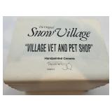 Department 56 Snow Village Pet Shop Lighted House with Figurines