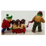 Department 56 Snow Village Pet Shop Lighted House with Figurines