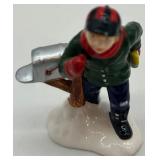 Department 56 Snow Village Pet Shop Lighted House with Figurines