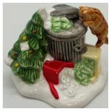 Department 56 Snow Village Pet Shop Lighted House with Figurines