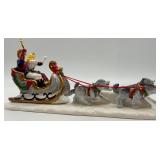 Dept 56 Snow Village Winter Fountain and Carnival Figurines Set