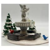 Dept 56 Snow Village Winter Fountain and Carnival Figurines Set