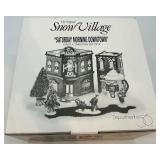 Department 56 Snow Village Saturday Morning Downtown Lighted Set with Figures