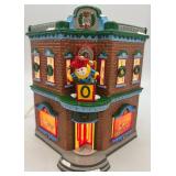 Department 56 Snow Village Saturday Morning Downtown Lighted Set with Figures
