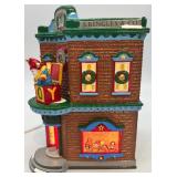 Department 56 Snow Village Saturday Morning Downtown Lighted Set with Figures