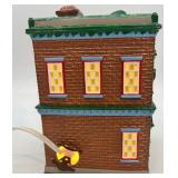 Department 56 Snow Village Saturday Morning Downtown Lighted Set with Figures