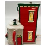 Department 56 Snow Village Saturday Morning Downtown Lighted Set with Figures