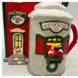 Department 56 Snow Village Saturday Morning Downtown Lighted Set with Figures