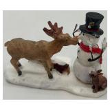 Department 56 Snow Village Saturday Morning Downtown Lighted Set with Figures