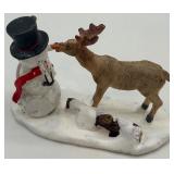 Department 56 Snow Village Saturday Morning Downtown Lighted Set with Figures