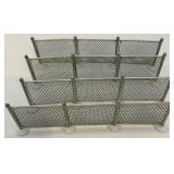 Department 56 Snow Village Mainstreet Hardware Store with Chain Link Fence Extensions