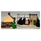 Department 56 Snow Village Village Greenhouse and Tree Lot Accessory Set