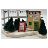 Department 56 Snow Village Village Greenhouse and Tree Lot Accessory Set